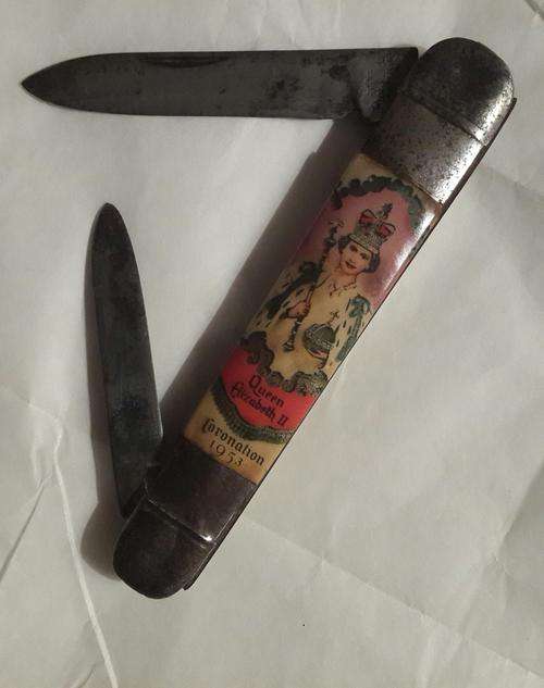 Richards 1953 Queen Elizabeth coronation pocket knife